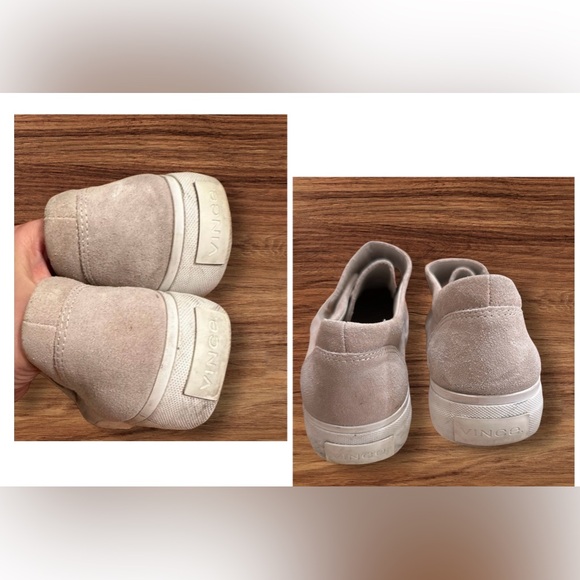 Vince Cage Suede Platform Sneakers. Sz 6. Beige. - Picture 12 of 14